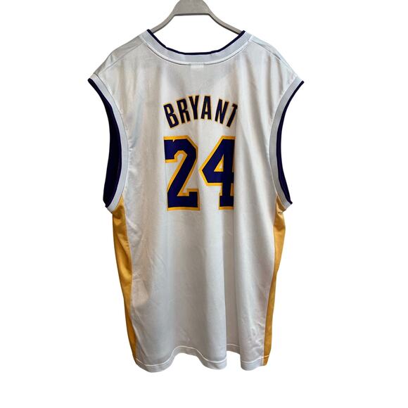Vintage Kobe Bryant #24 Authentic Reebok Los Angeles Lakers Home Jersey Size 2XL - Picture 4 of 10
